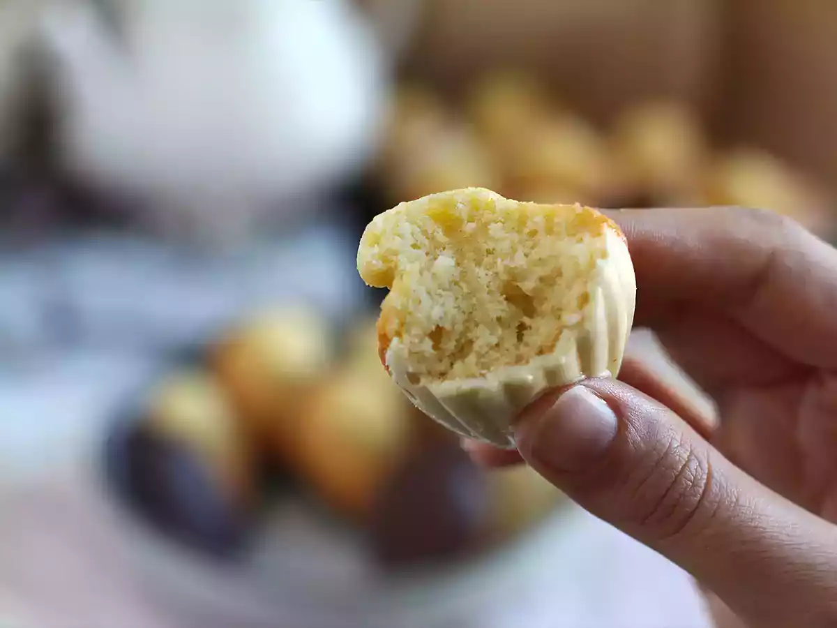Madeleines / Madalenas com Chocolate - foto 7