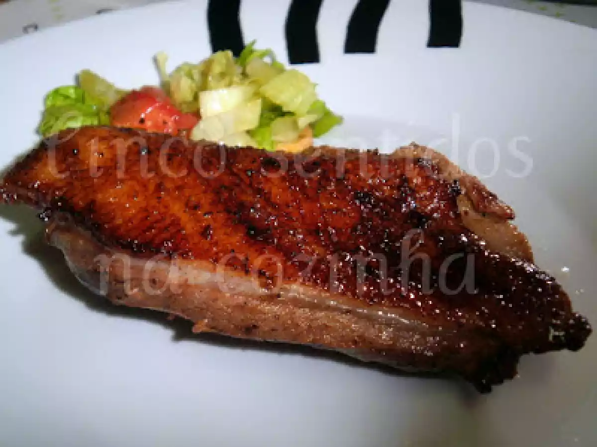 Magret de pato grelhado aromatizado com laranja e alecrim - foto 5