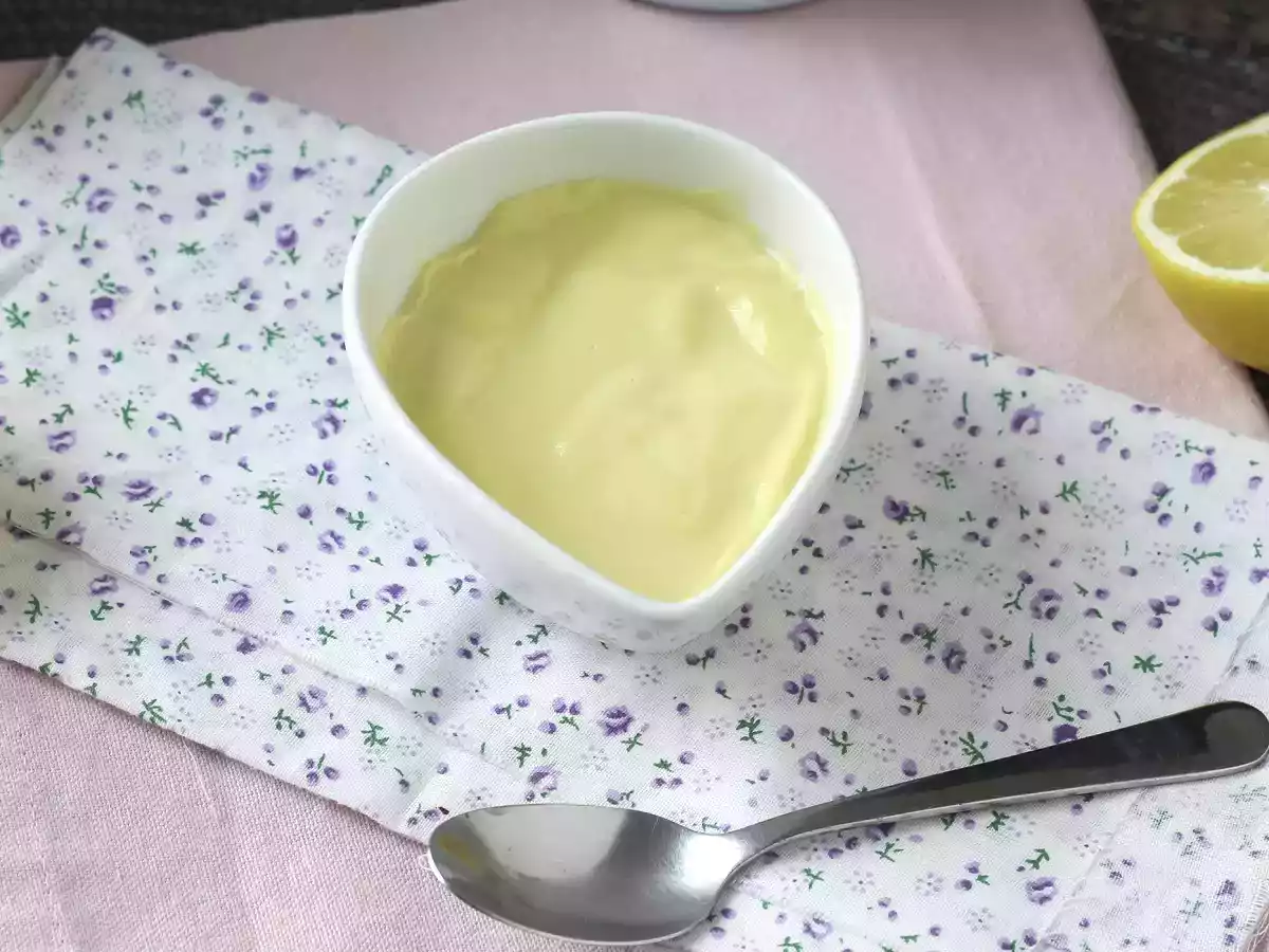 Maionese caseira com azeite de oliva