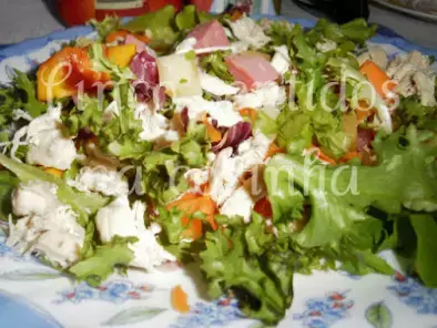 Mais uma: Salada de frango com papaia