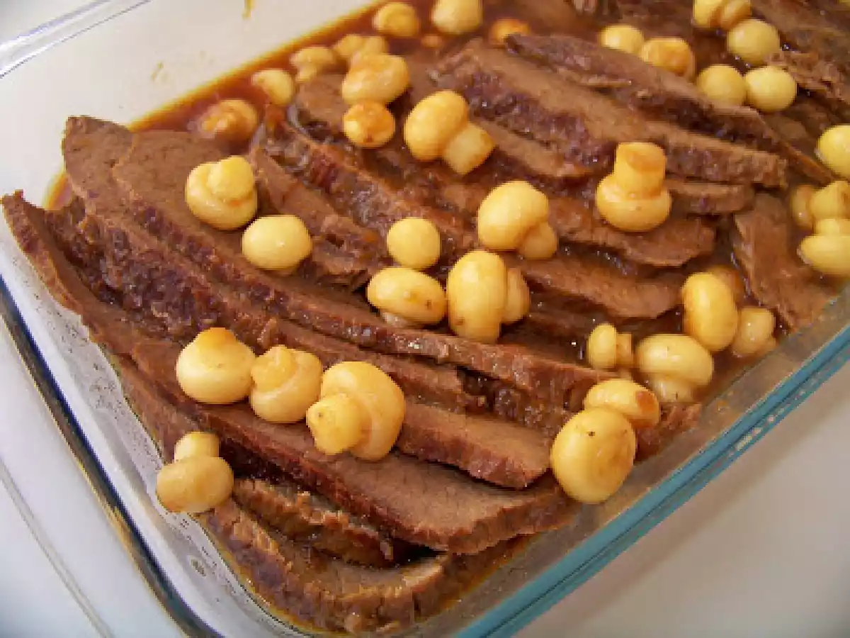 Maminha com cogumelos