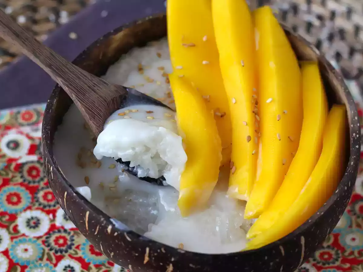 Mango sticky rice, a sobremesa tailandesa super reconfortante - foto 3