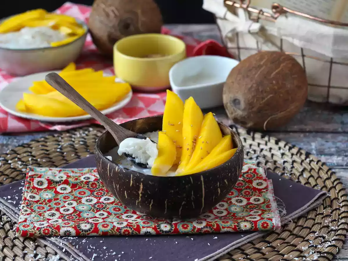Mango sticky rice, a sobremesa tailandesa super reconfortante - foto 5