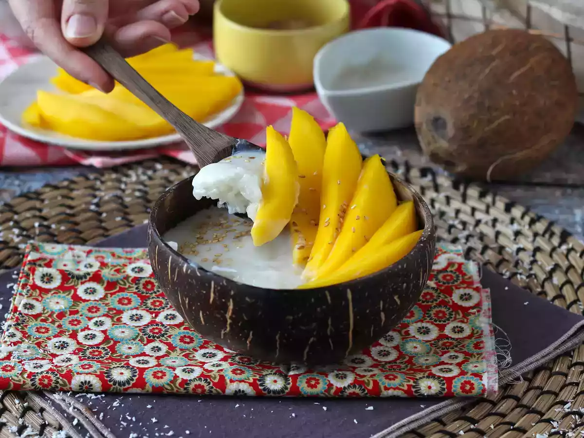 Mango sticky rice, a sobremesa tailandesa super reconfortante - foto 7