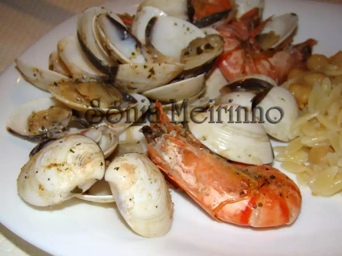 Mariscada de Camarão e Amêijoas acompanhado de Massas Pontinha - foto 5