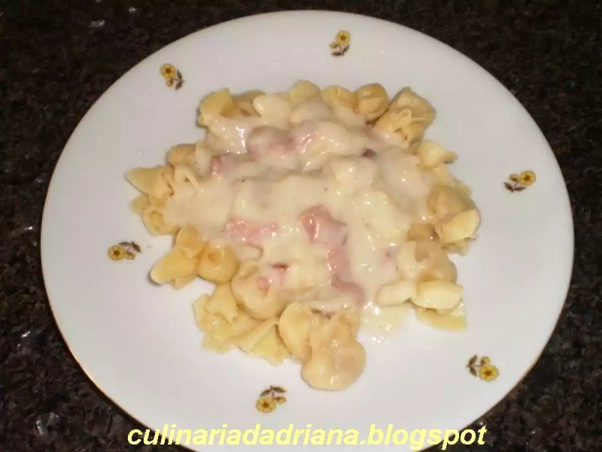 Massa com molho branco e bacon - foto 2