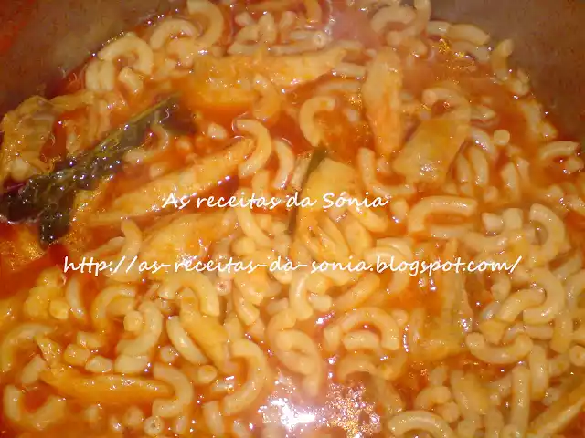 Massa de bacalhau