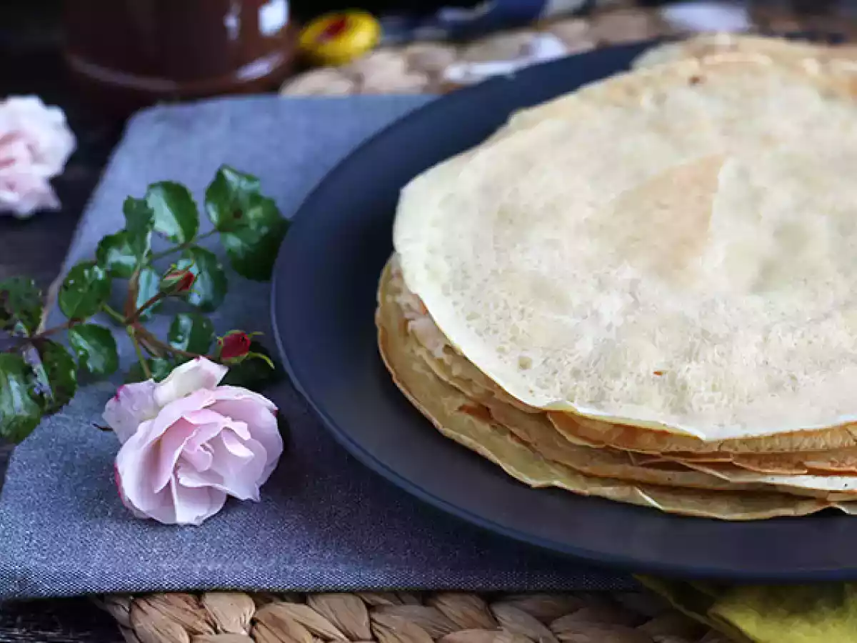 Massa de crepe com cerveja (sem lactose) - foto 2