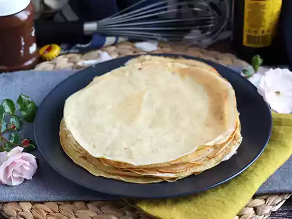 Receita Massa de crepe com cerveja (sem lactose)