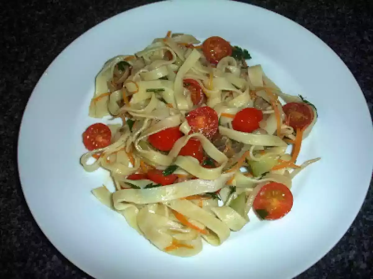 Massa de Vegetais na Wok - foto 3