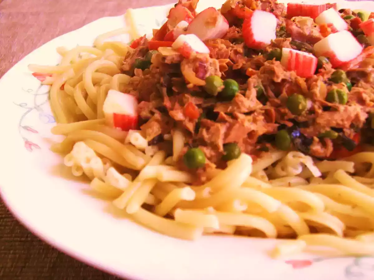 Massa Meada com Legumes e Atum - foto 2