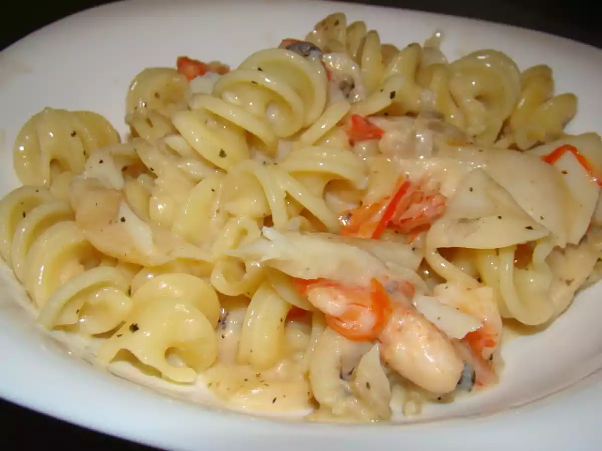 Massada de Bacalhau, Camarões, Pimento e Bechámel - foto 2
