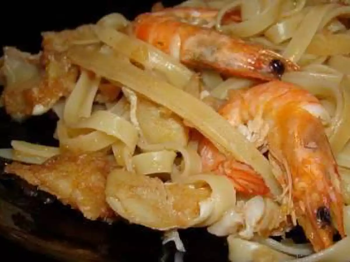Massada de Bacalhau e Camarão