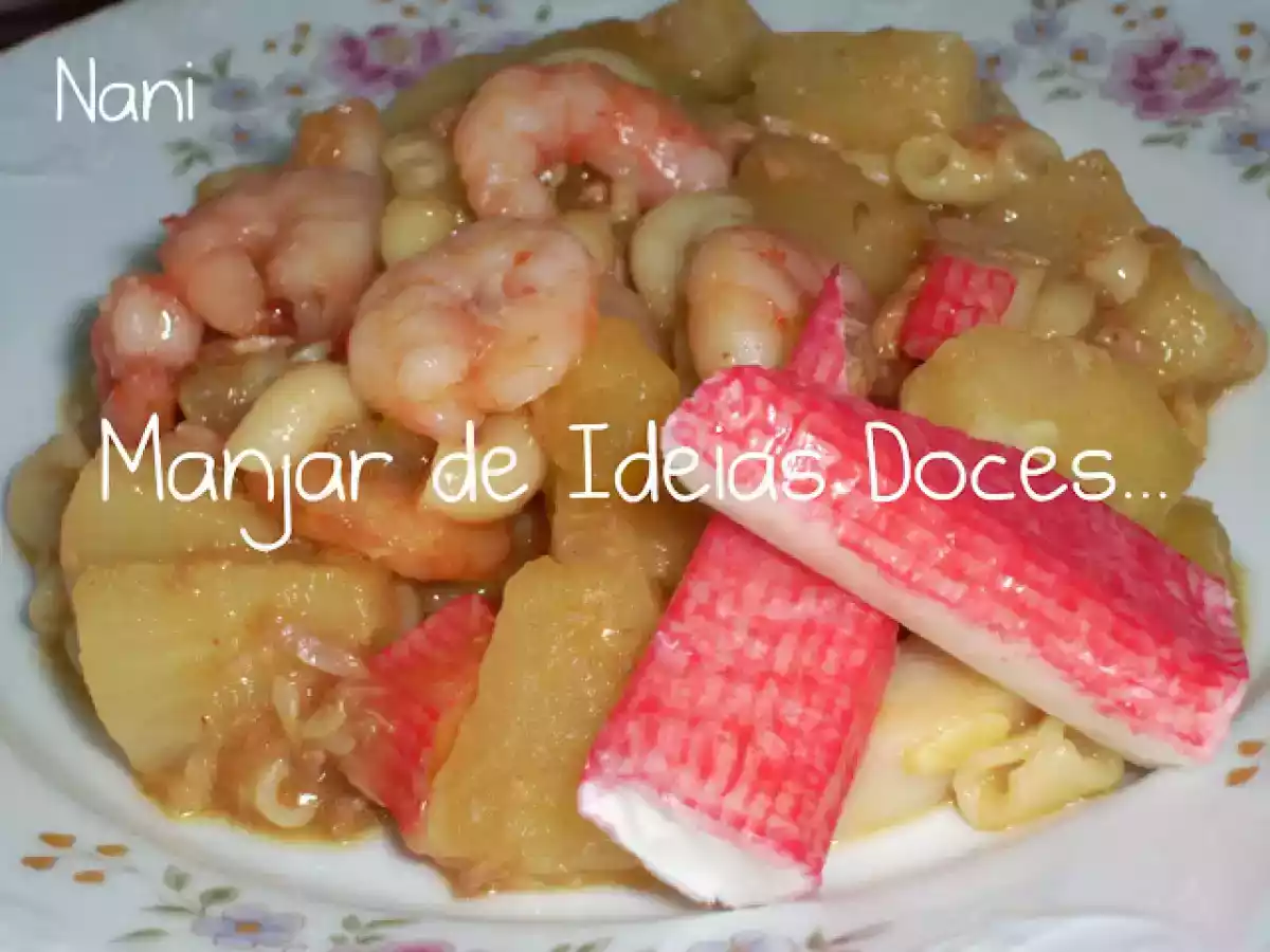 Massada de Camarão, Atum e Ananás