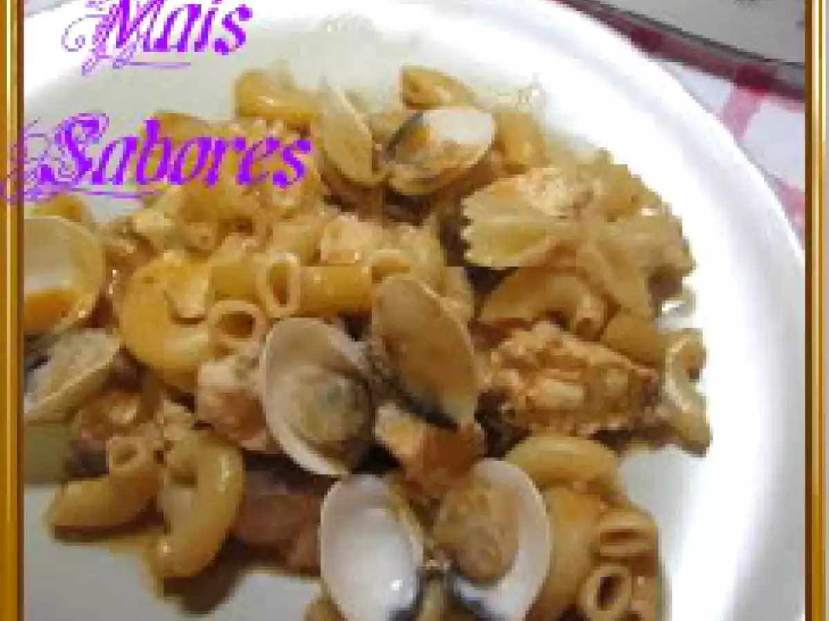 Massada de peixe com amêijoas