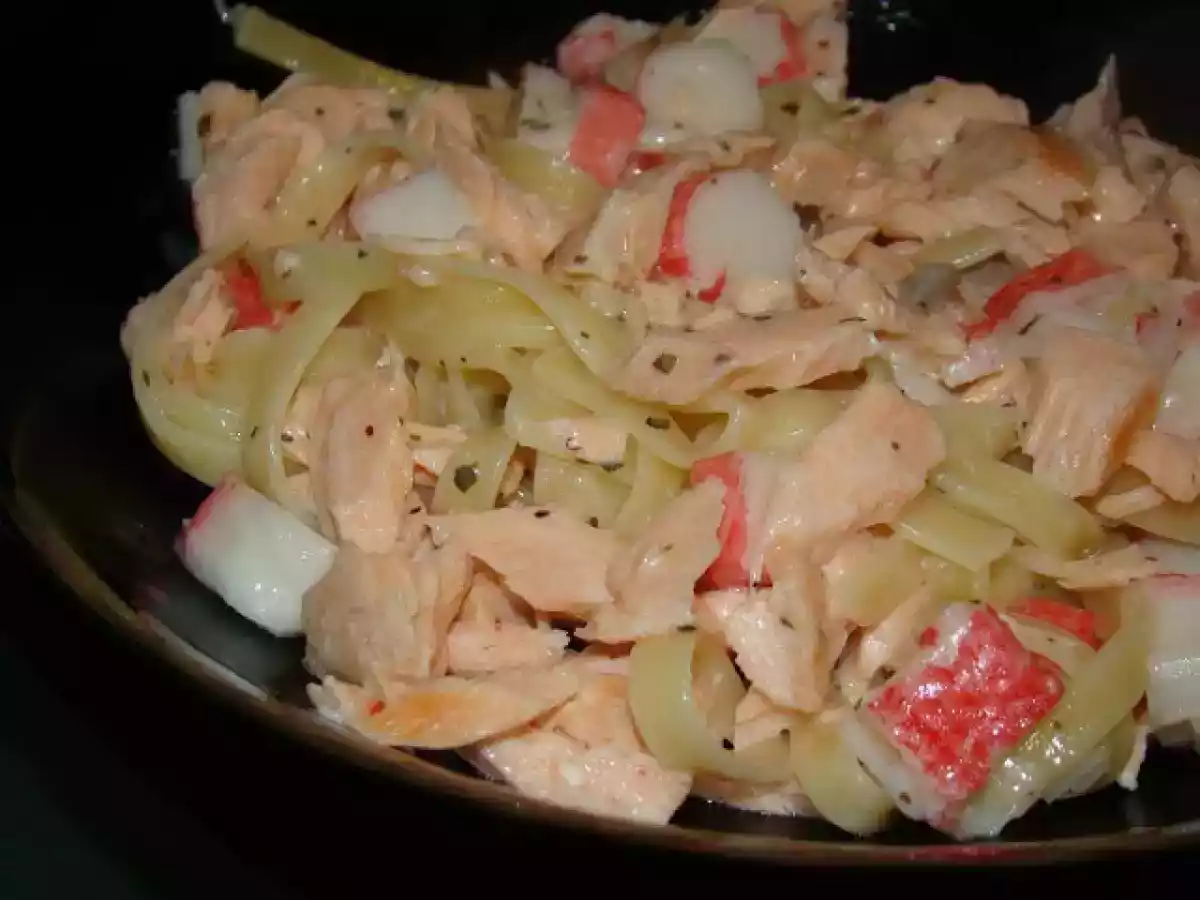 Massada de Salmão com Delícias do Mar