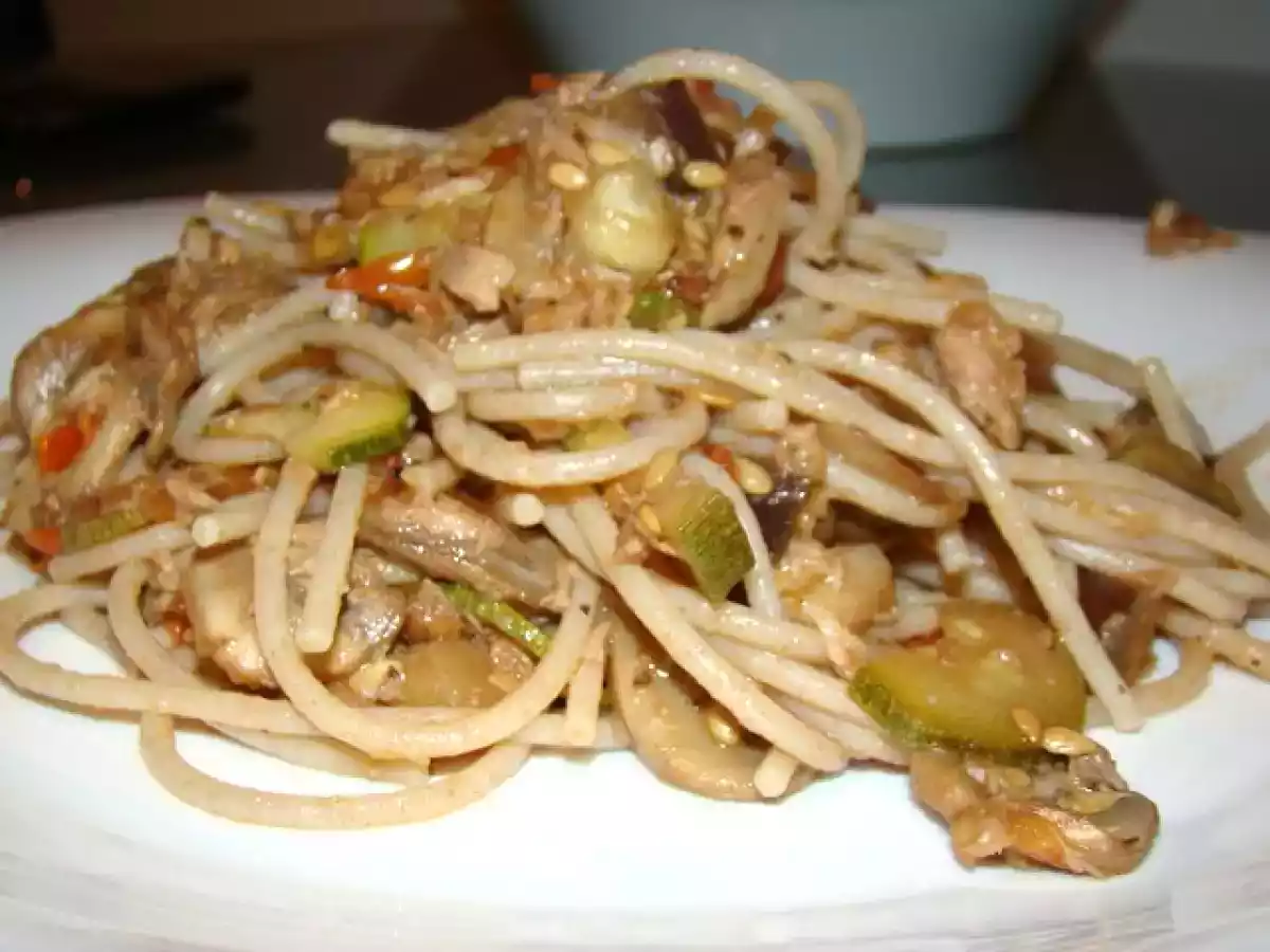 Massada Integral com Legumes e Atum