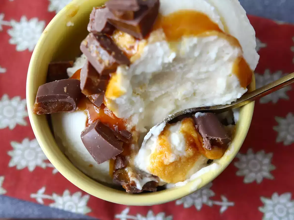 McFlurry caseiro de caramelo com o Ninja Creami - foto 6
