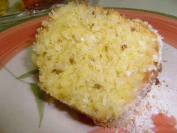 Bolo de Flocão de Milho com Coco, Foto 3