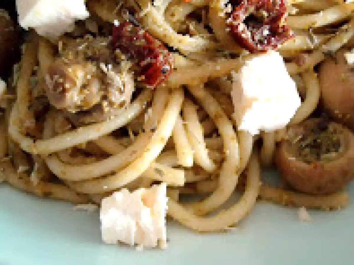 Meada com Pesto, Tomate Seco e Queijo Feta - foto 2