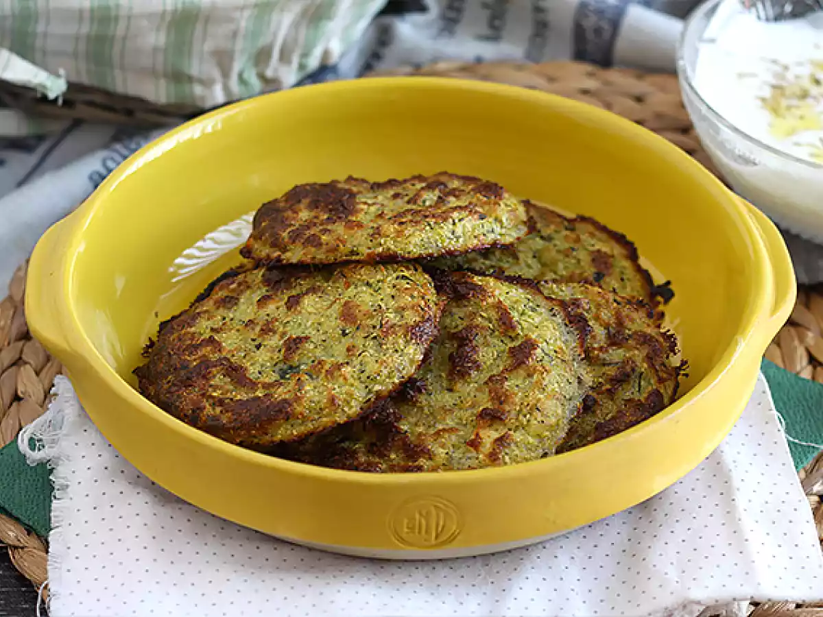 Medalhão de curgete (abobrinha) e queijo - foto 2