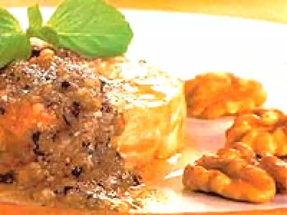 MEDALHÃO DE SALMÃO COM PESTO DE NOZES E ERVA- DOCE