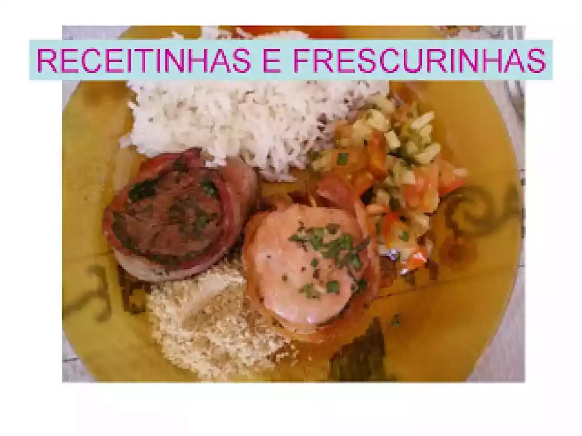 Medalhão em dupla para o almoço de domingo e o dia do amigo