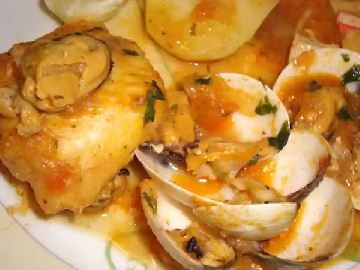 Medalhões de pescada com ameijoas - foto 2