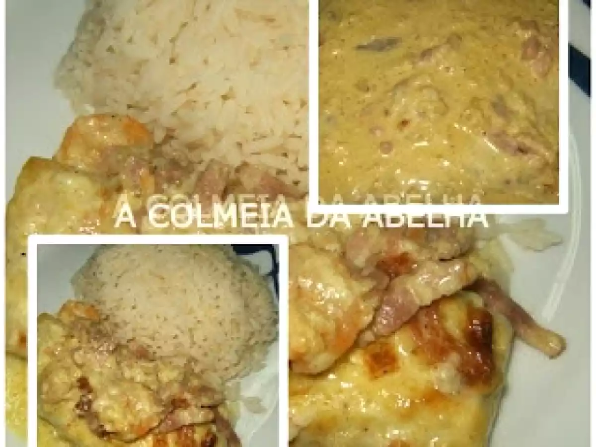 MEDALHÕES DE PESCADA EM CREME DE MOSTARDA