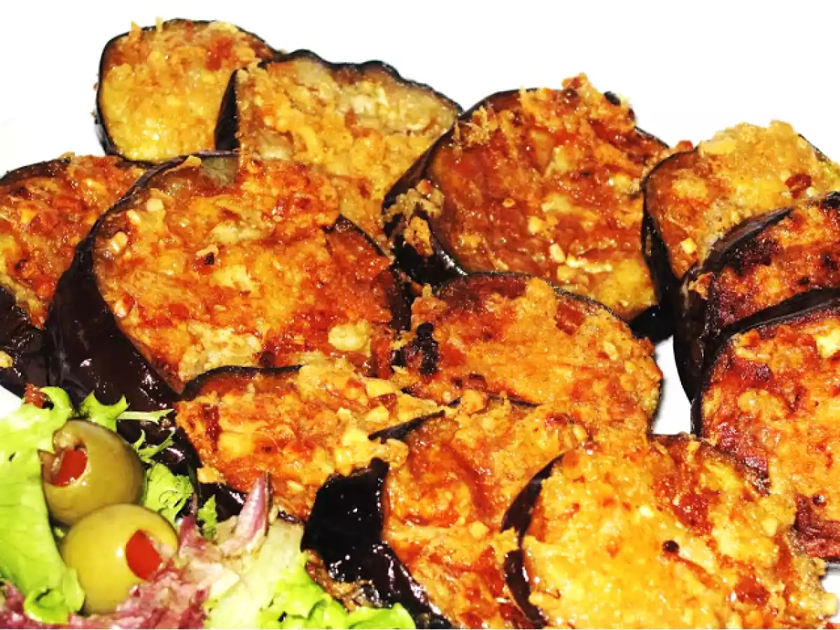 Melanzane Impanate (beringelas panadas) - foto 3