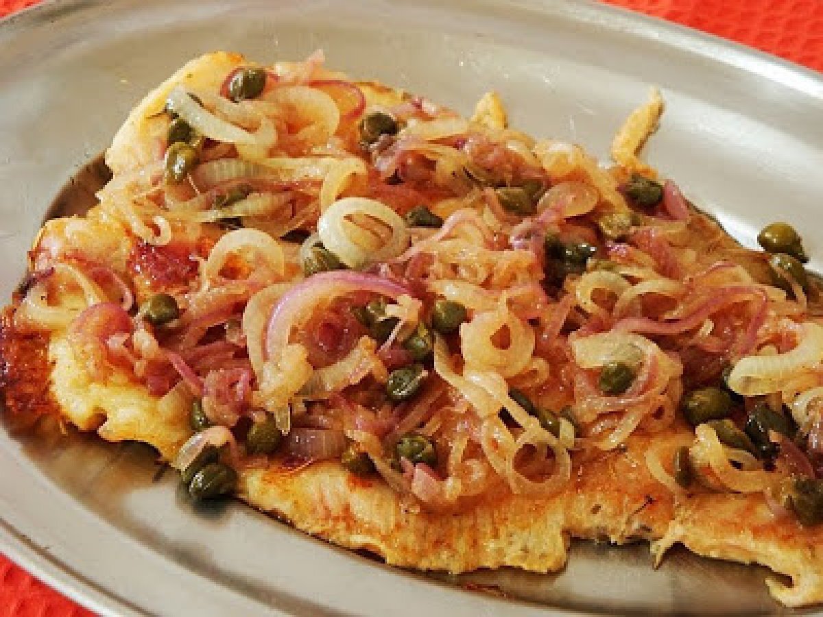 Merluza com Mix de Cebolas e Alcaparras!