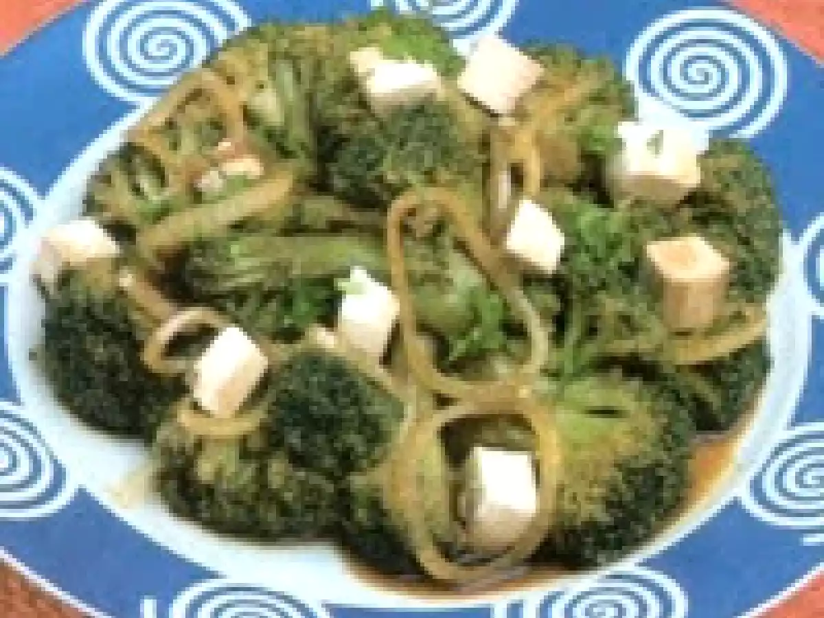 Mexido de Brócolis com Tofu (vegana)