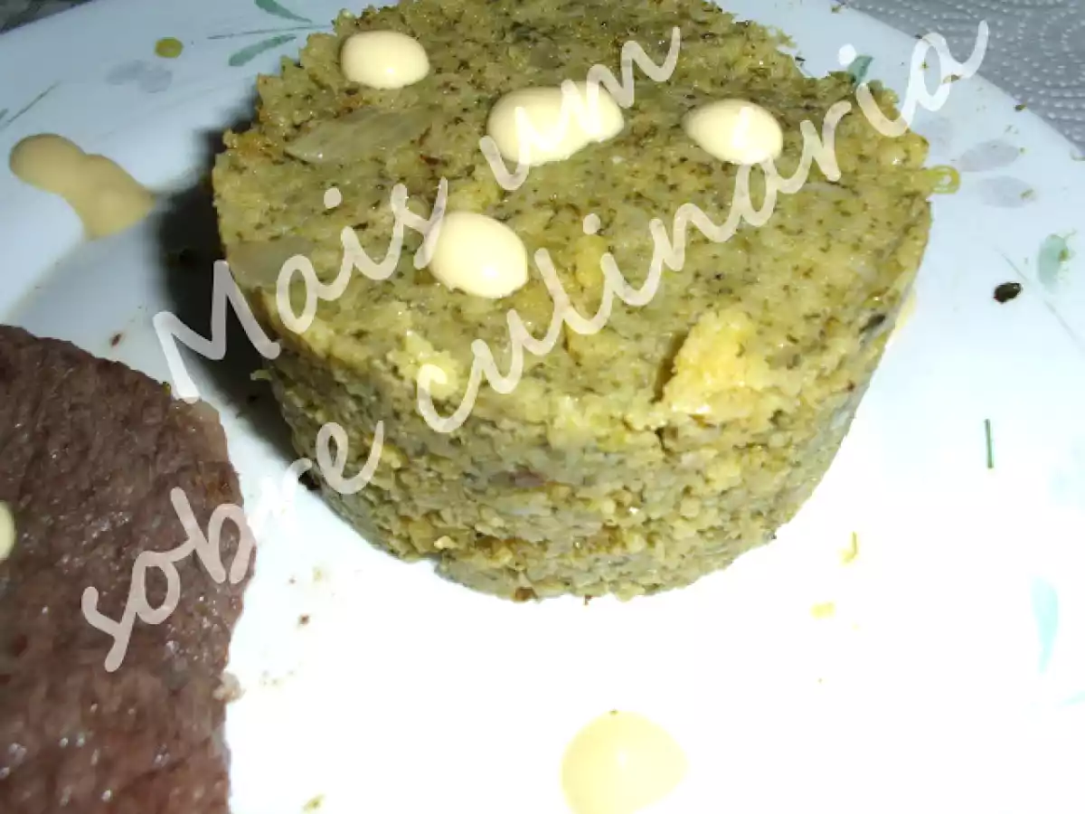 Migas de broculos com bife de vaca grelhado - foto 2