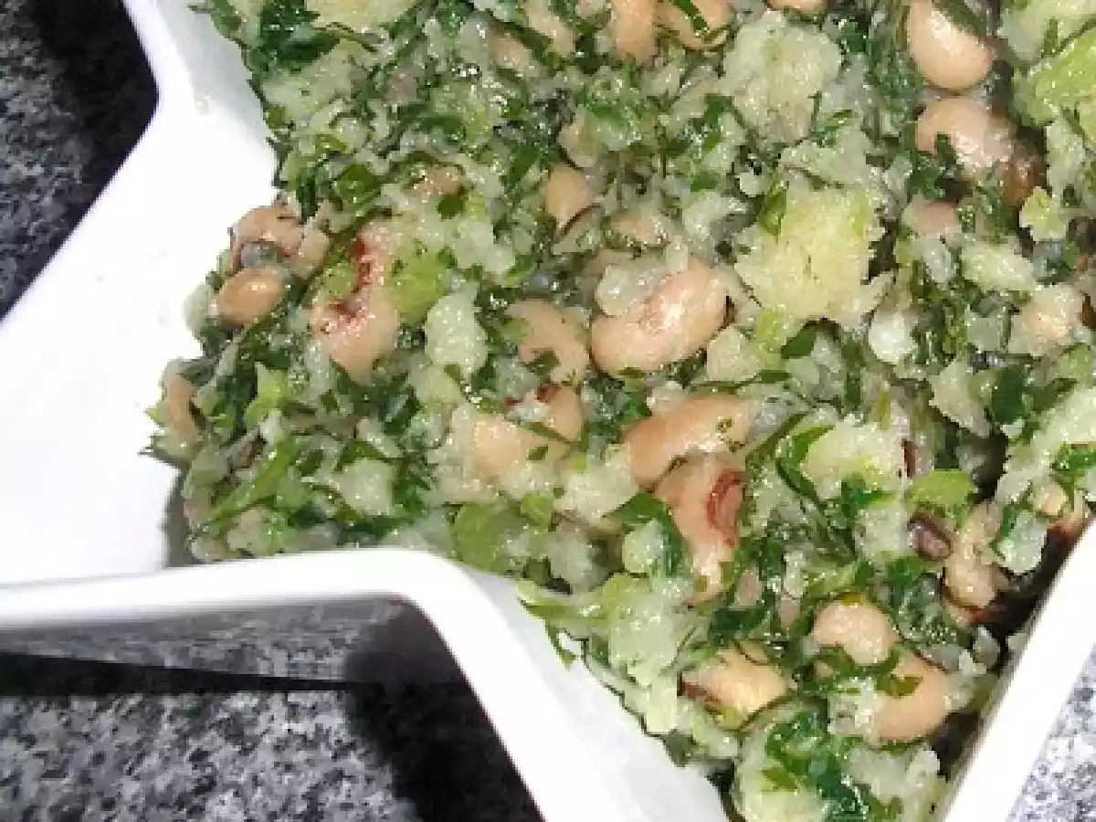 Migas de feijão frade com caldo verde - foto 2
