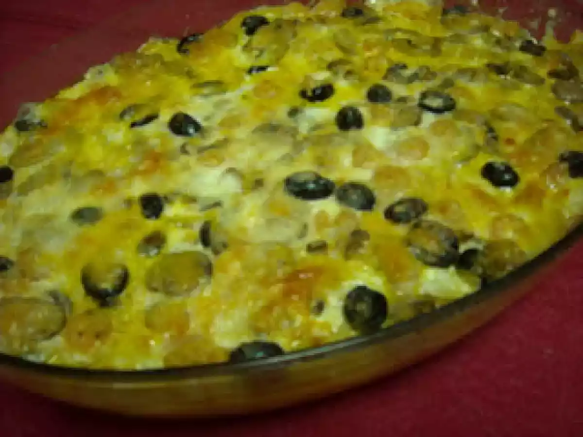 Mil Folhas de Bacalhau e Cobertura de camarão