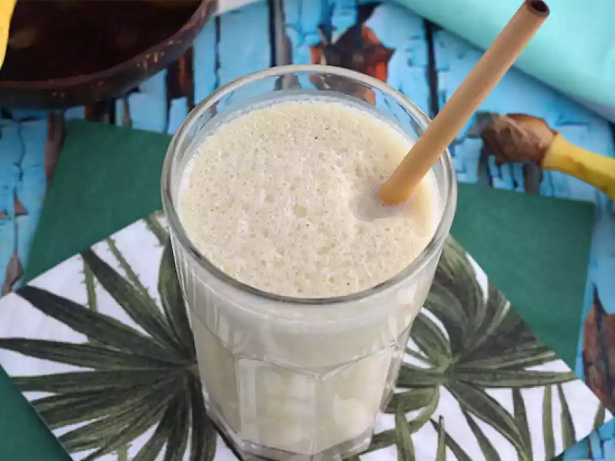 Milkshake de banana e baunilha - foto 4