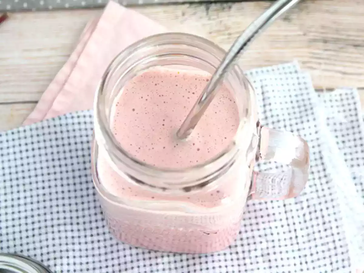Milkshake de frutas vermelhas (vegan) - foto 3