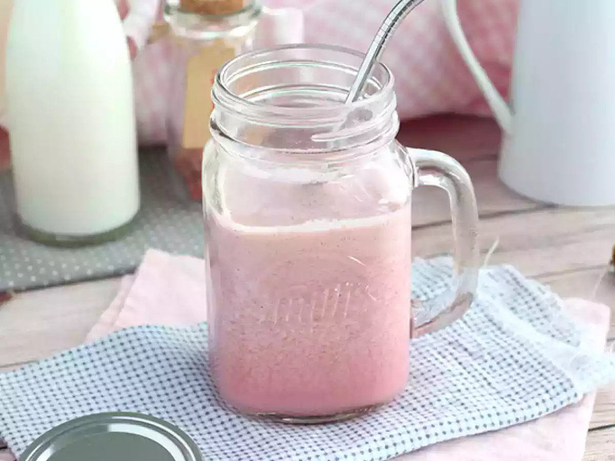 Milkshake de frutas vermelhas (vegan) - foto 4