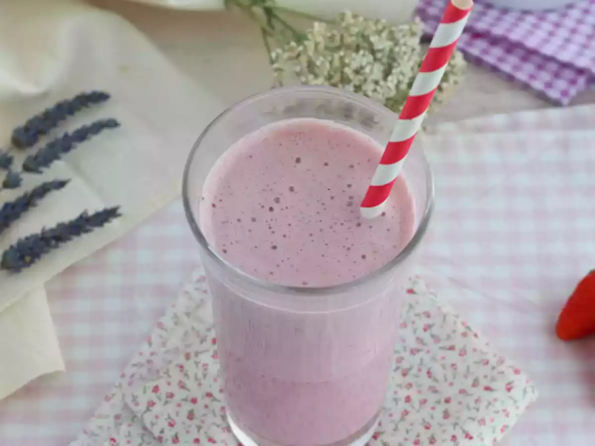 Milkshake de morango e framboesa - foto 3