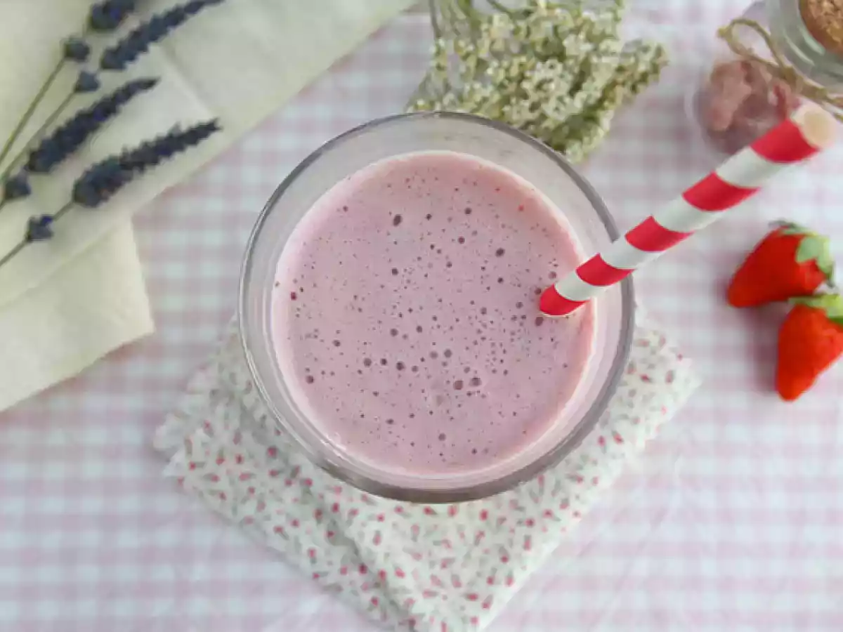 Milkshake de morango e framboesa - foto 4
