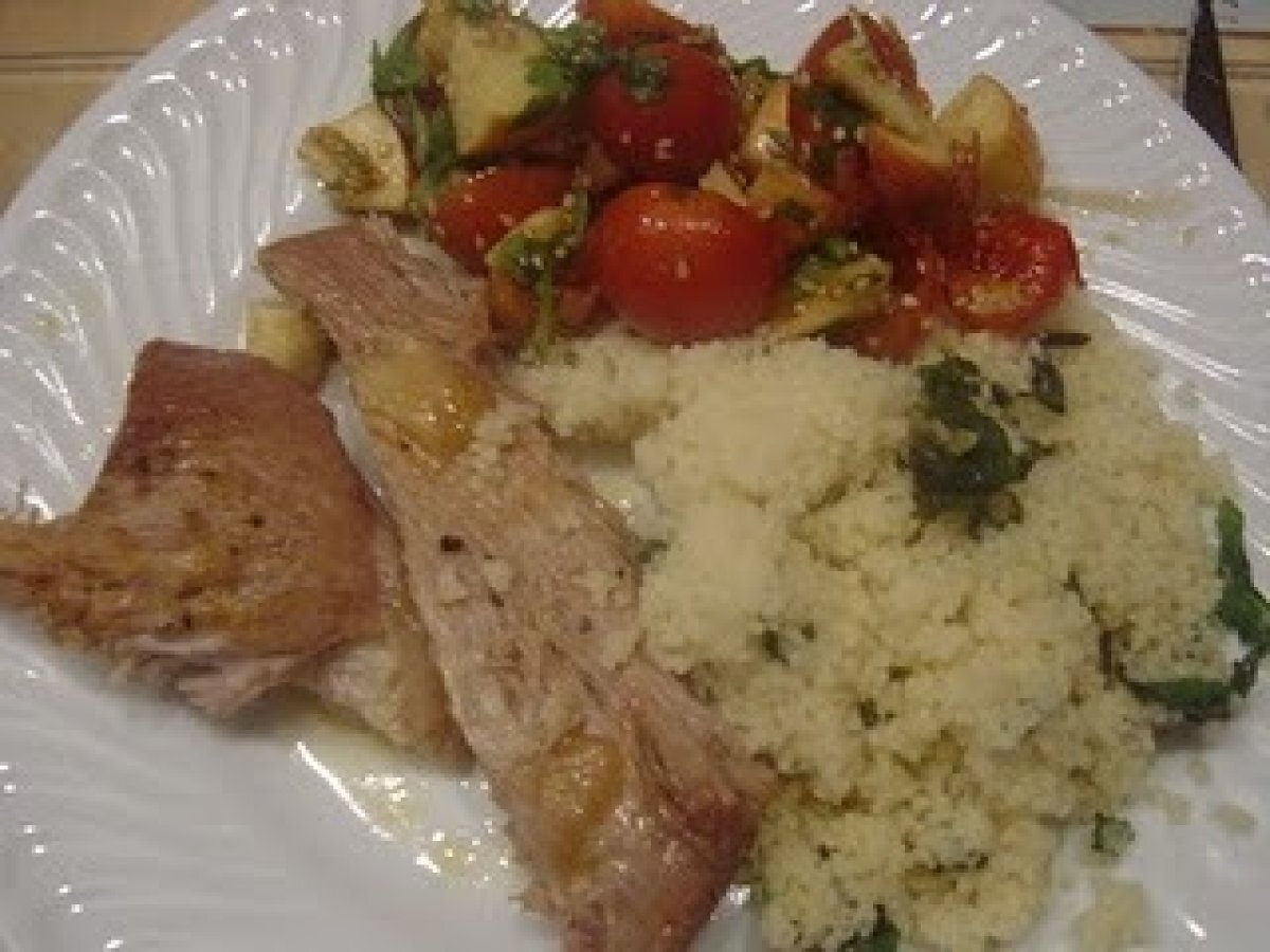 Mimos com Couscous de hortelã