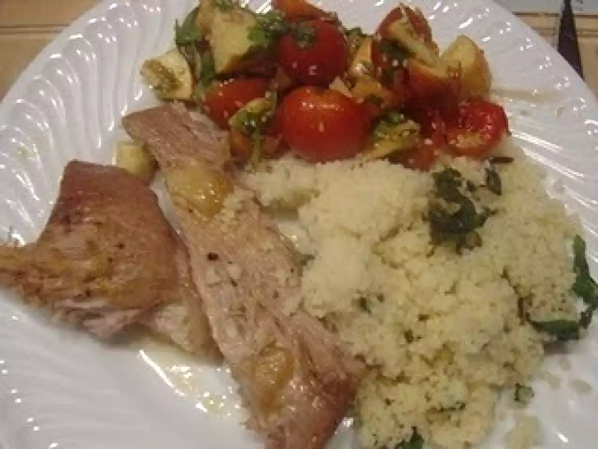 Mimos com Couscous de hortelã