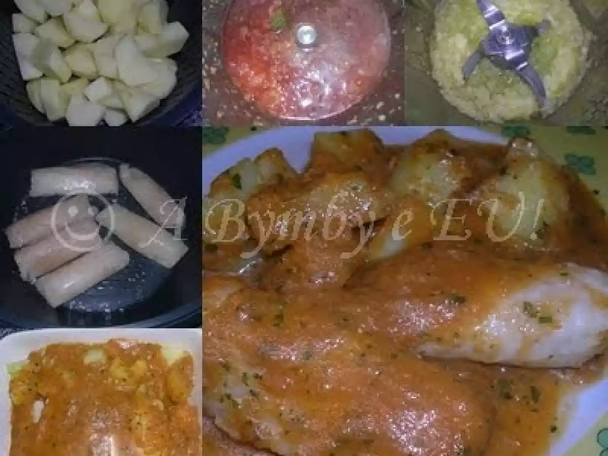 Mimos de Pescada do Cabo com Molho de Tomate