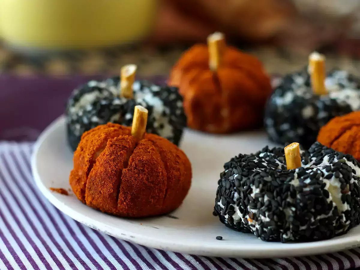 Mini abóboras de ricota assombradas, perfeitas para o Halloween! - foto 2