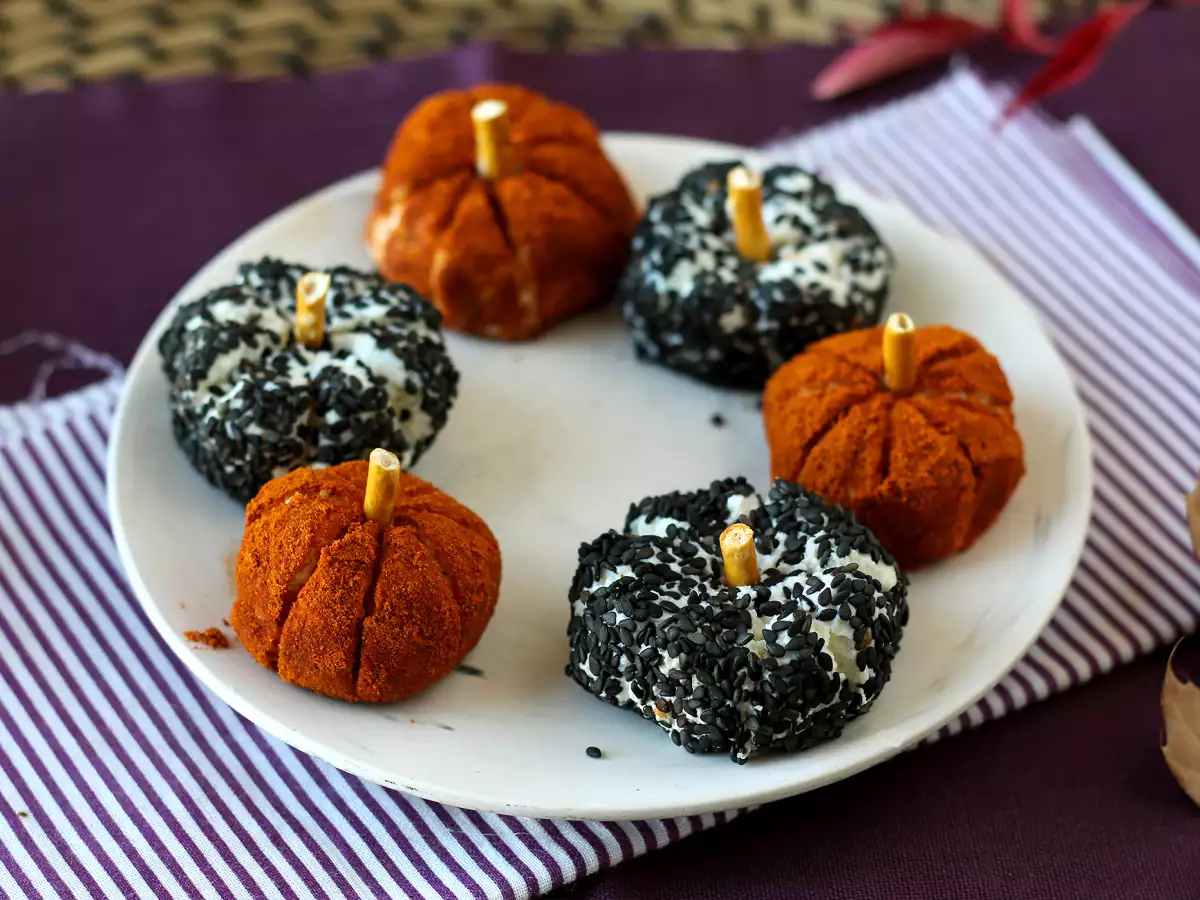 Mini abóboras de ricota assombradas, perfeitas para o Halloween! - foto 5