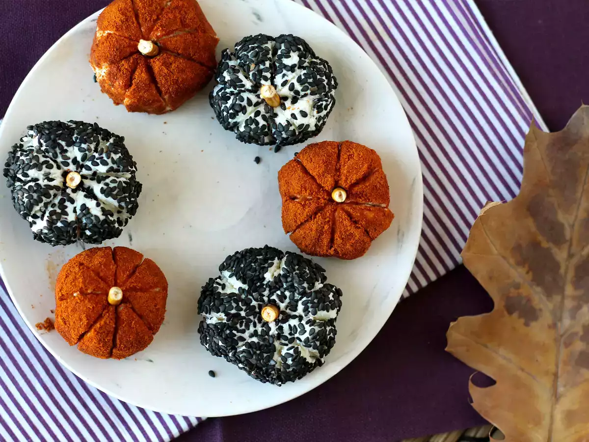 Mini abóboras de ricota assombradas, perfeito para o Halloween! - foto 7