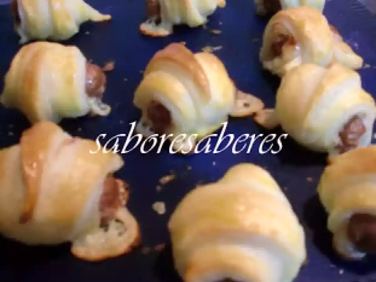 Mini Croissants folhados de Salsicha - foto 6