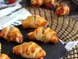 Mini Croissants Pizza de queijo e fiambre, foto 2
