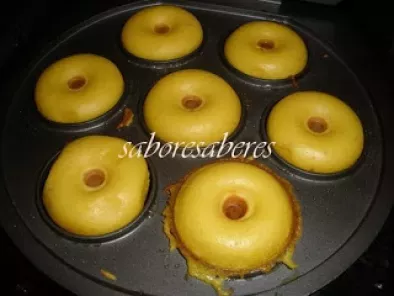 Mini Donuts sem ovos de iogurte e Farinha Custard - foto 3