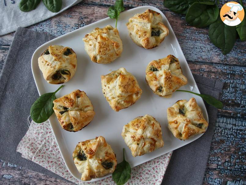 Mini folhados de espinafre e queijo de cabra - foto 6